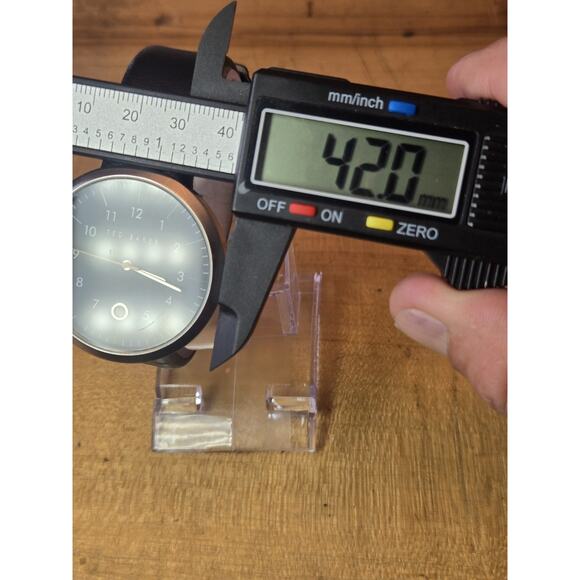 Ted Baker Gents Japanese Quartz Black Dial Leather Strap Men's Watch TE1092 - Picture 2 of 12